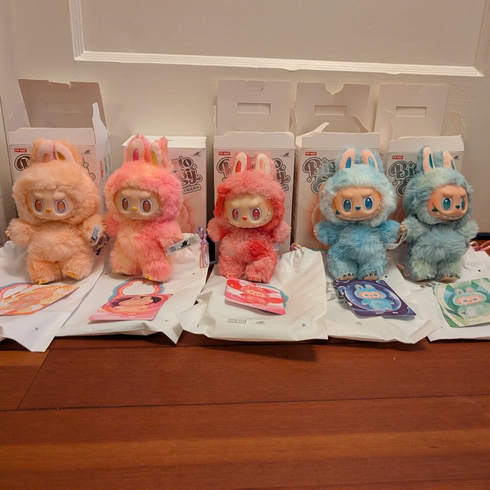 Pop Mart Labubu Lot of 5 - Hope, Serenity, Loyalty, Happiness, Love